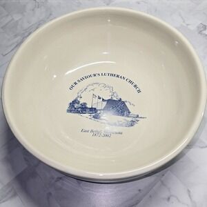 Our Savior's Lutheran Church Pottery‎ Bowl East Bethel MN 10.75" By Dart Pottery
